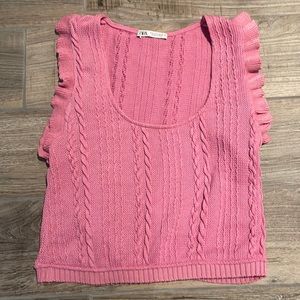 Zara Pink Crop Top